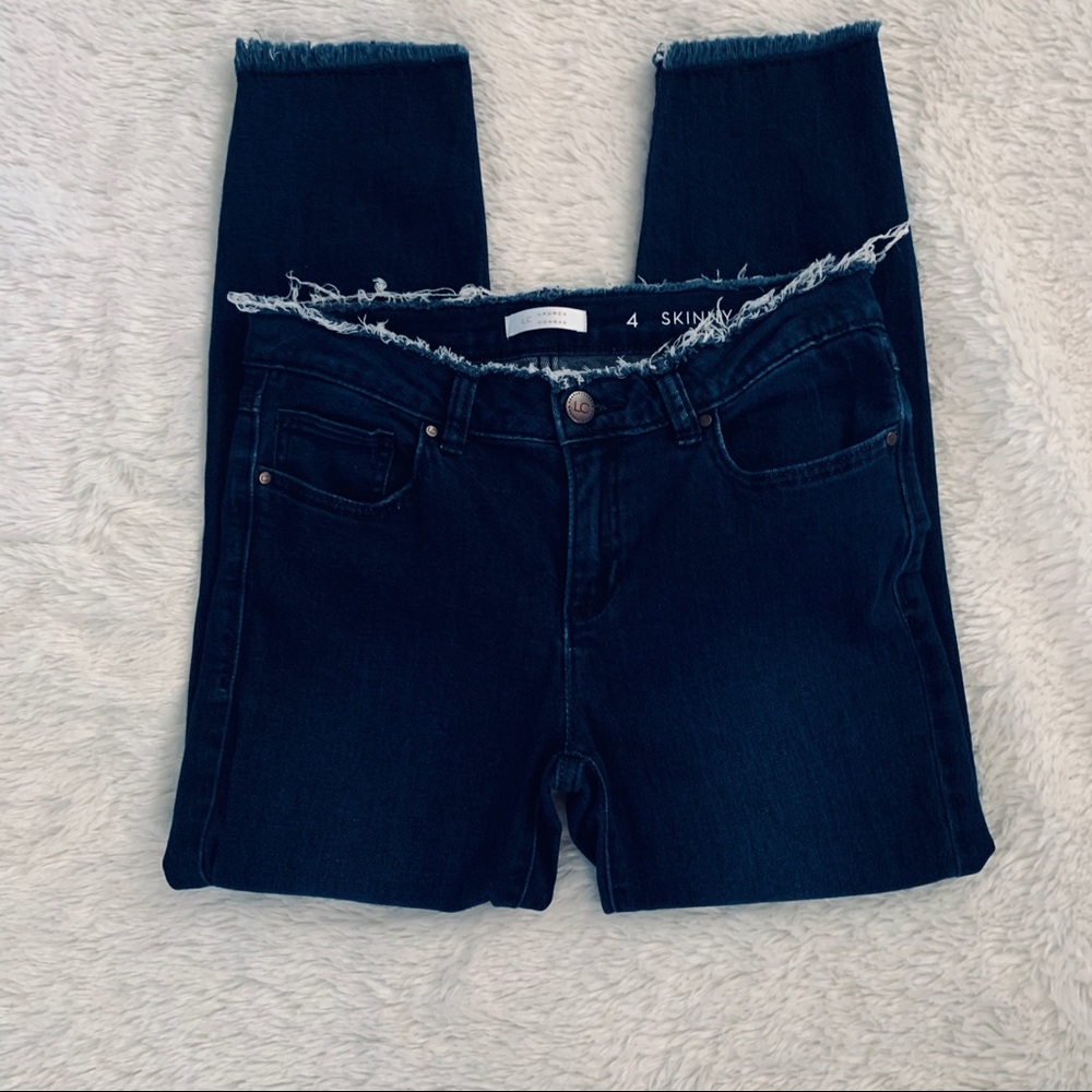Lauren Conrad Frayed Jean Capris